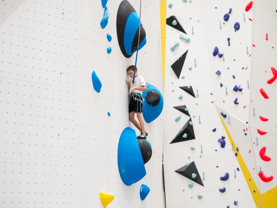 Free climbing initiation - 5 to 10 years